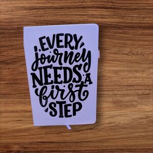 Inspirational Purple Notebook